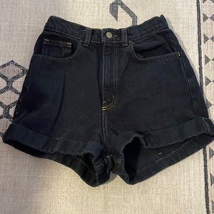 American Apparel high rise shorts